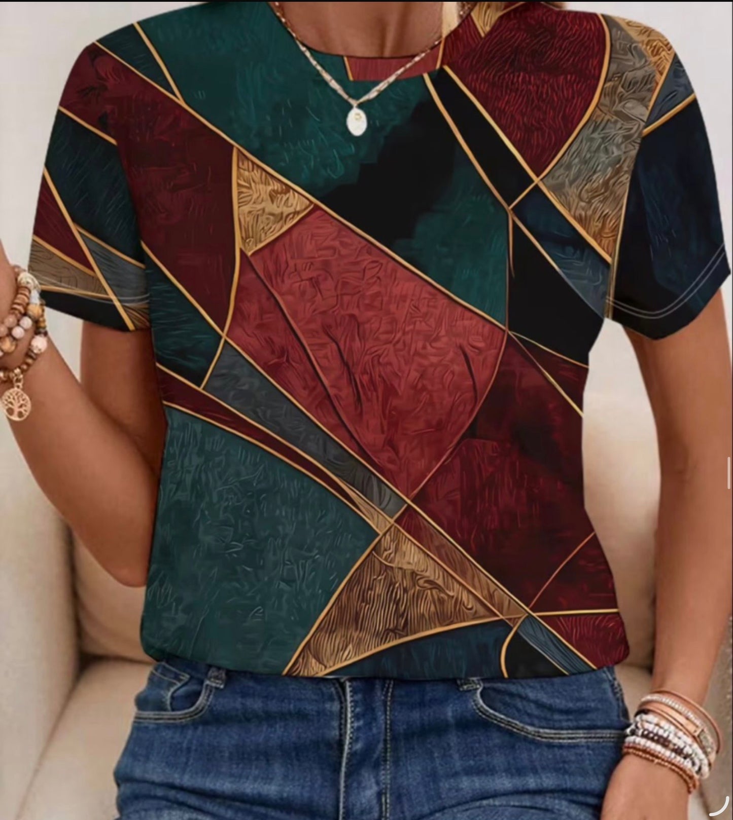 Blouse printed