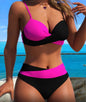 Two pieces bikini printed