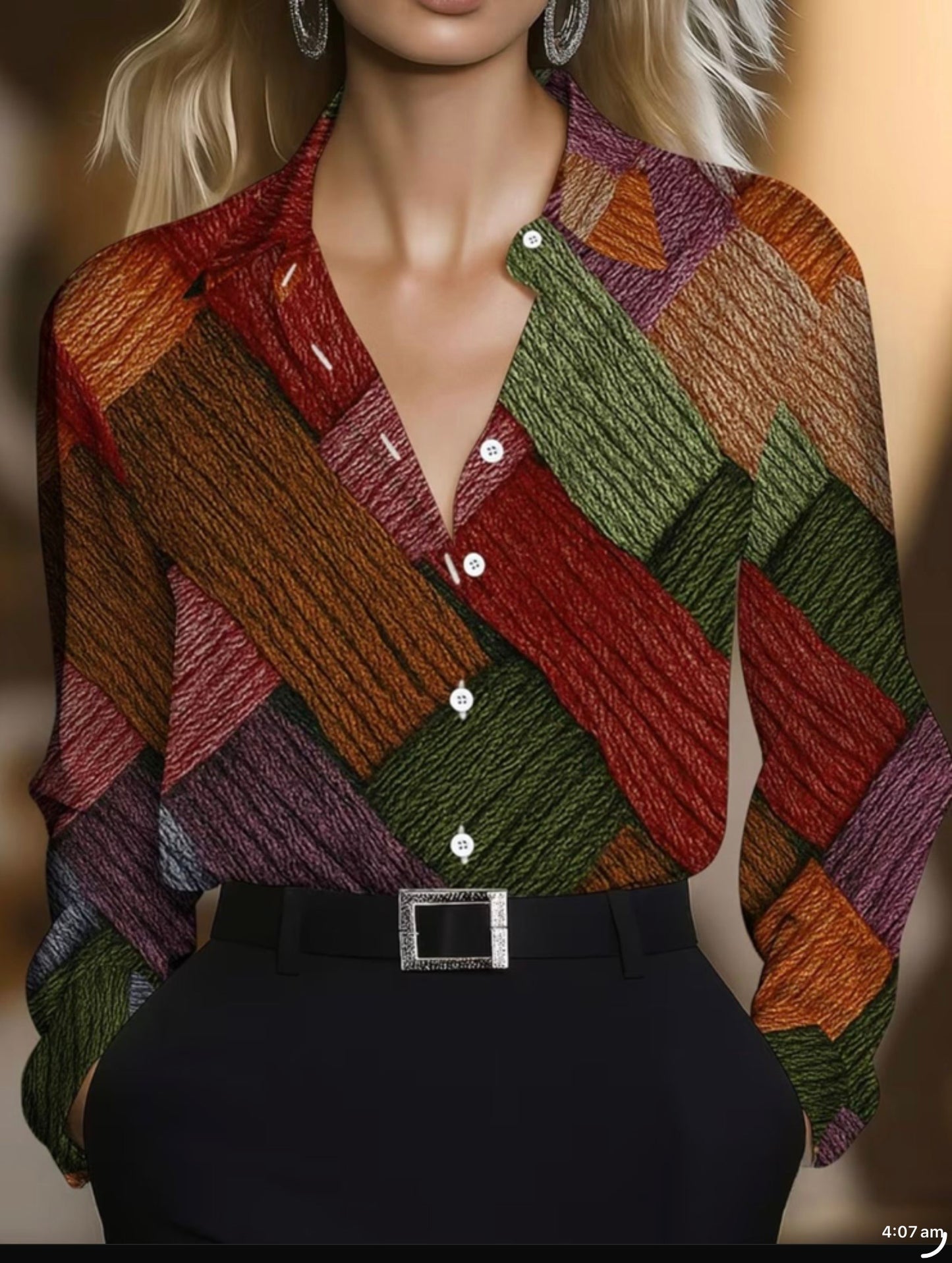 Printed Silk satin
