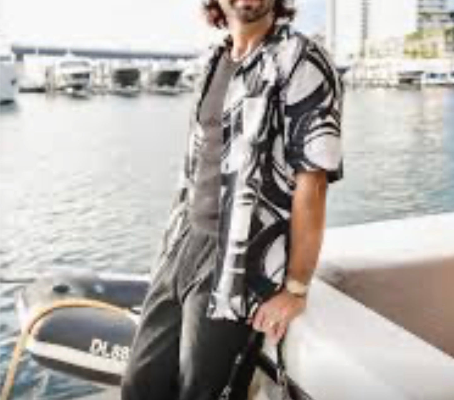 Camisa Estampada Monocolor